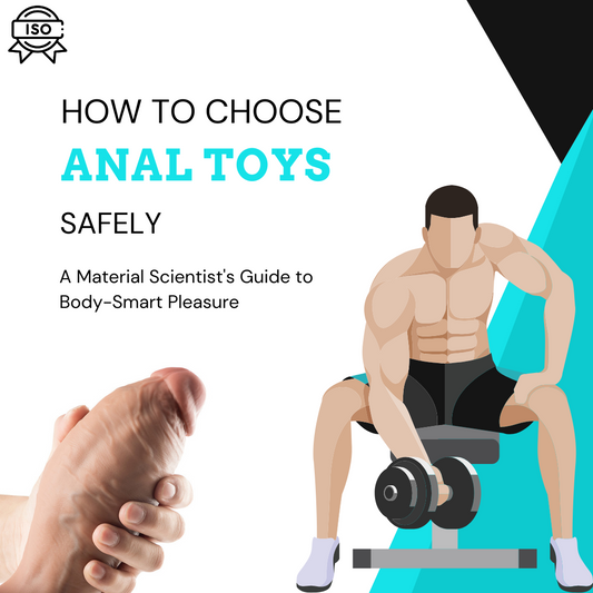 medical silicone (non-porous) vs TPE anal toy (pitted surface trapping bacteria)
