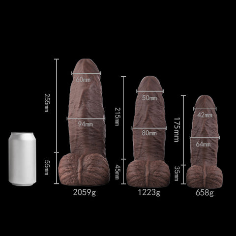 Dual Density  Ultra Realistic Dildo - Triple Sizes
