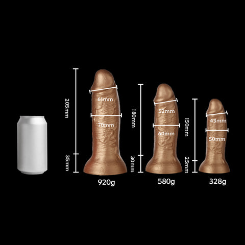 Hyper-Realistic Vein Silicone Dildo – Triple Sizes
