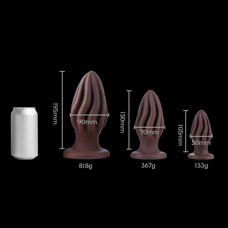 Vented Butt Plug for Safe Training - Triple Sizes