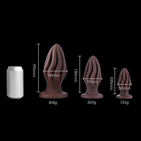 Vented Butt Plug for Safe Training - Triple Sizes