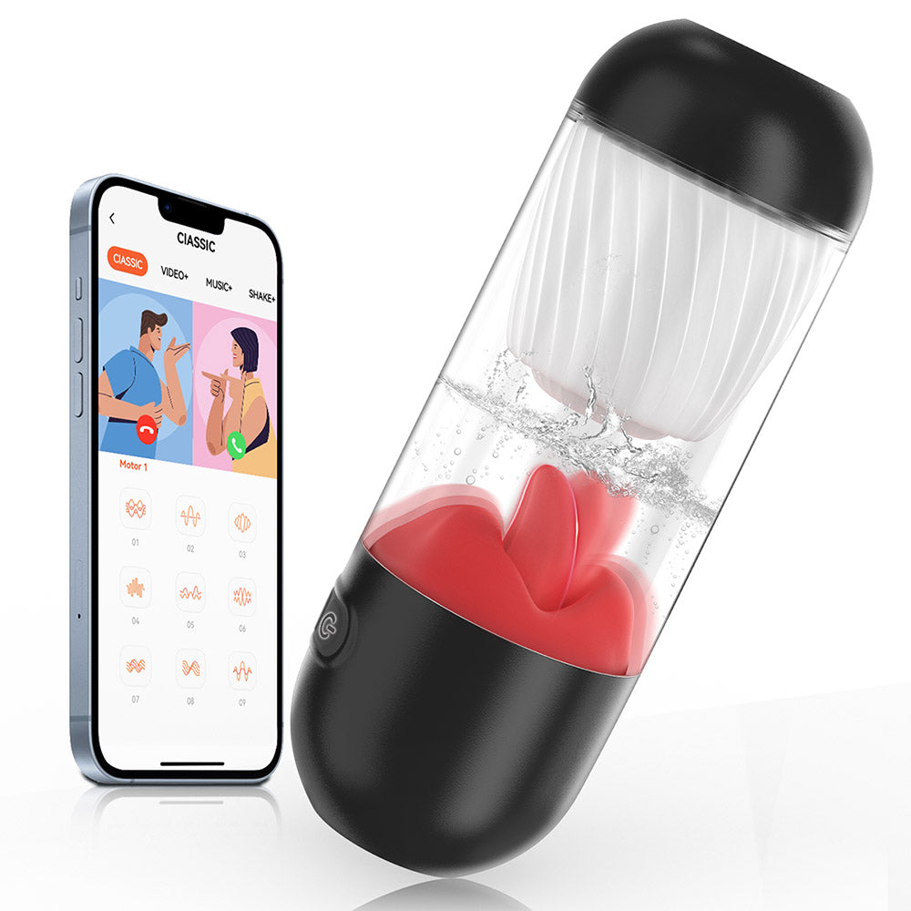 Blissguy Zero Tongue-Licking Rotating Stroker with APP Control