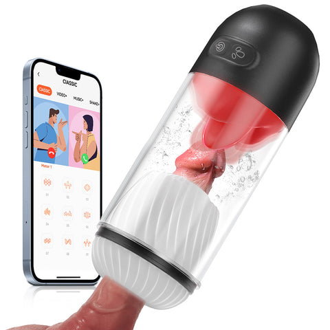 Blissguy Zero Tongue-Licking Rotating Stroker with APP Control