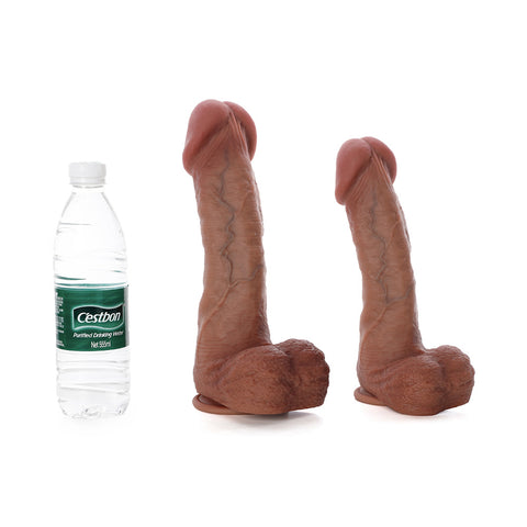 Large Glans Dual Density Realistic Dildo