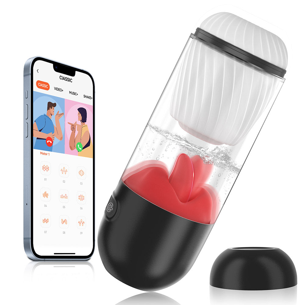 Blissguy Zero Tongue-Licking Rotating Stroker with APP Control
