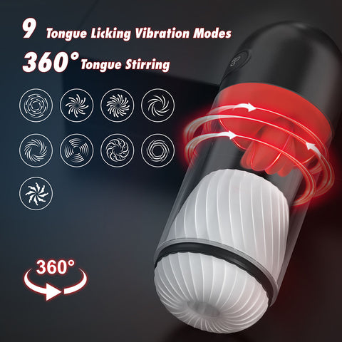 Blissguy Zero Tongue-Licking Rotating Stroker with APP Control