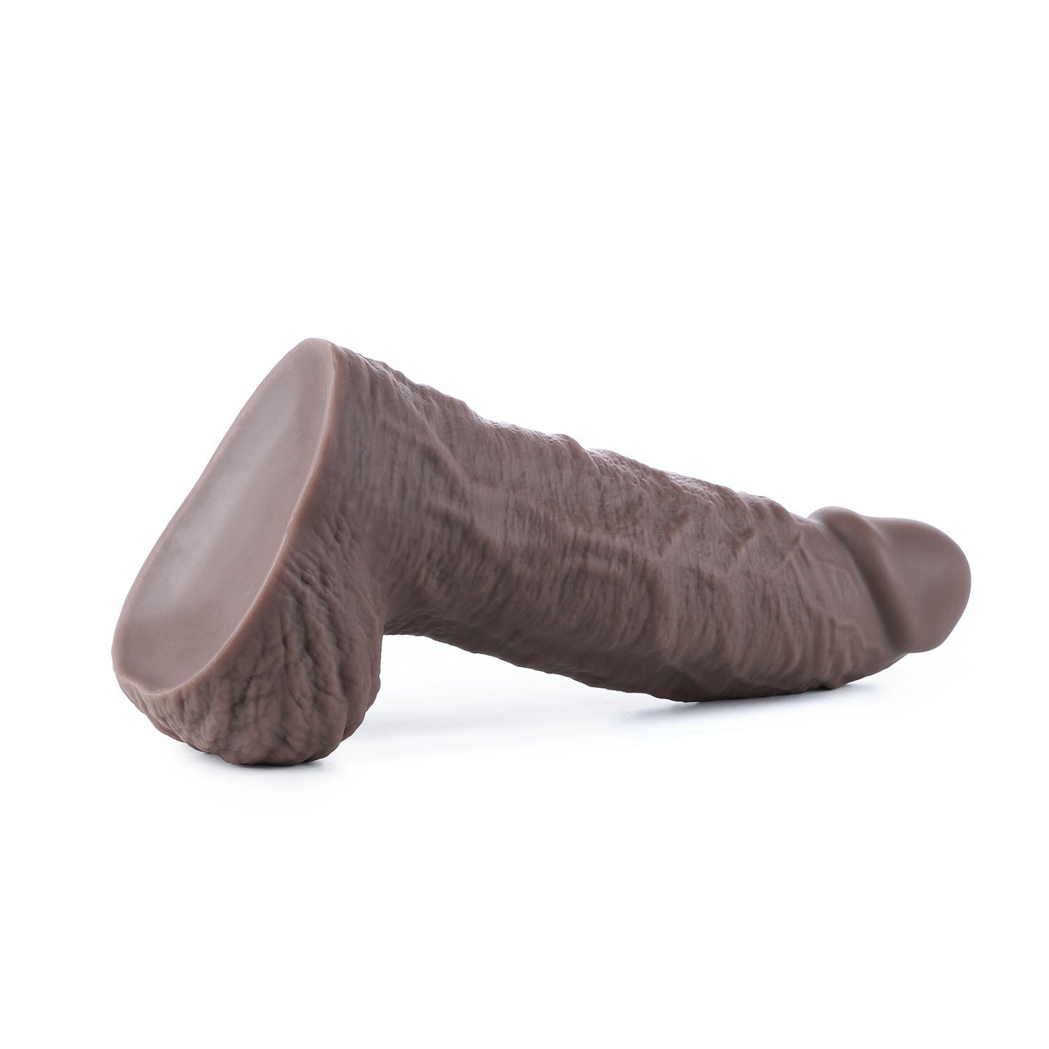 XX-Large platinum silicone fisting dildo  with bulging vein texture