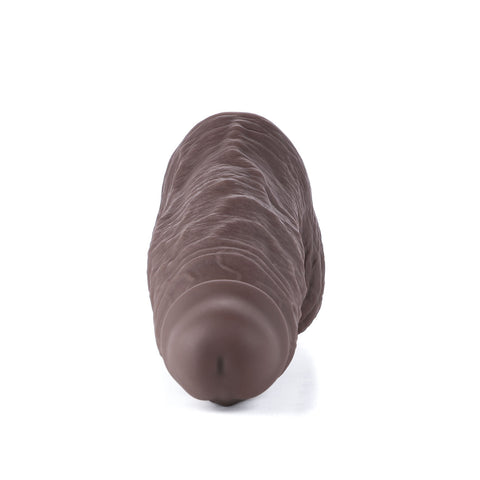 XX-Large platinum silicone fisting dildo  with bulging vein texture