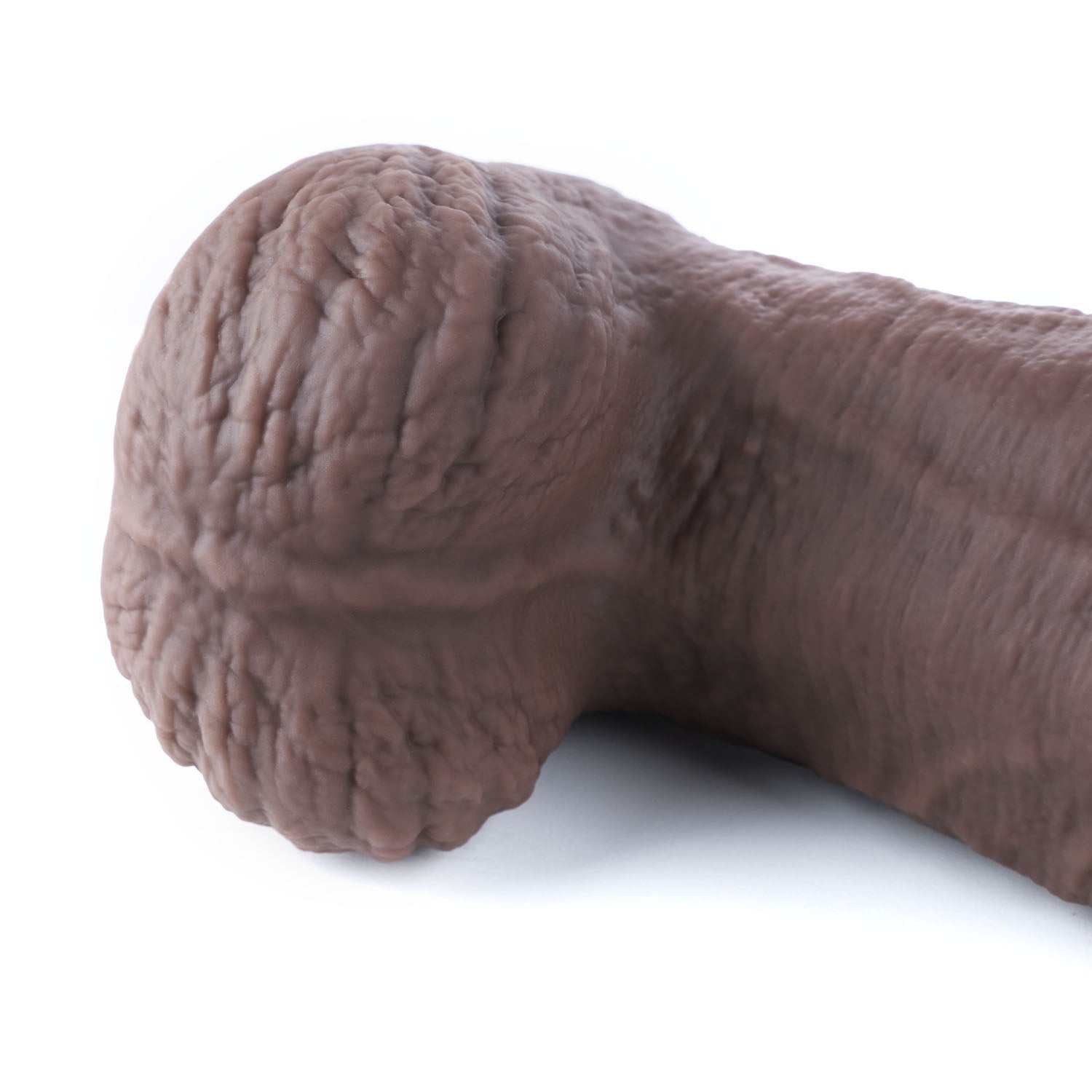 XX-Large platinum silicone fisting dildo  with bulging vein texture