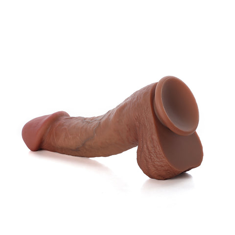 Large Glans Dual Density Realistic Dildo