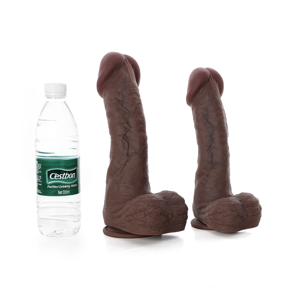 Large Glans Dual Density Realistic Dildo