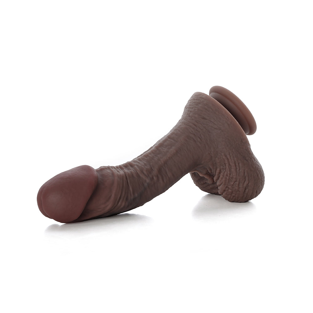 Black Skinlord – Ultra-Realistic Dual-Density Dildo with Bendable Skeleton