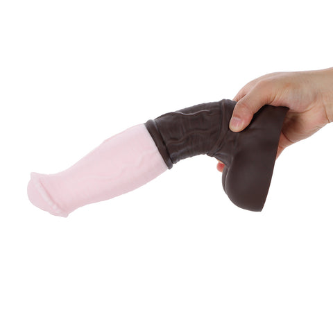 Swelling Midsection Fantasy Horse Dildo - Two Size