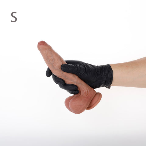 Python Realistic Dildo – Half Foreskin (3 Sizes)
