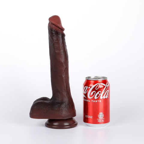 Onyx – 8.27 Inch Ultra-Realistic Black Dildo