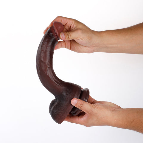 Onyx – 8.27 Inch Ultra-Realistic Black Dildo